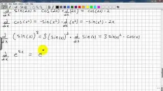 Chain Rule Derivatives