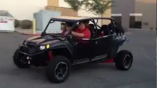 John with his new RideNow Peoria Signature Series RZR 4 XP