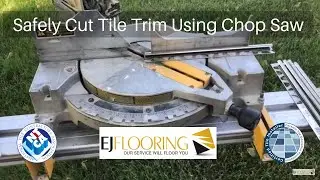 How To Safely Cut Schluter Trim - Rondec - 10” Mitre Saw