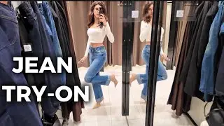 WE'RE ON A JEAN HUNT! Zara vs Mango Try-On 👖✨ I Looked For The Best Model (Straight – Flare – Sli...