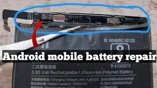 mobile battery repair kaise karen how to repair mobile battery 🔋 @techhelpmobilerepair