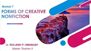 Forms of Creative Nonfiction