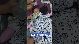 CELINE MINUM SUSU 🤩
