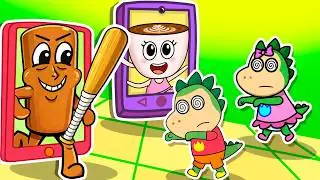 😂 Spike’s Phone Adventure! 📱 Healthy Habits 🔥 Fire Spike Kids Stories