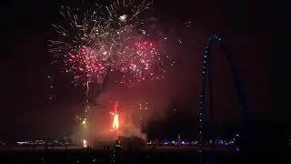 iRobot Burning Man 2018. Man burn