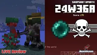 Minecraft 1.21.2 Snapshot 24w36a - Custom equipment data packs & First trailer of the movie