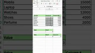 Index Tutorial  - How to use INDEX Function in Excel