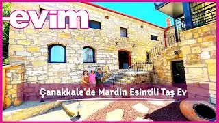 Çanakkale'de Mardin Esintili Taş Ev Turu | Evim ile Ev turu