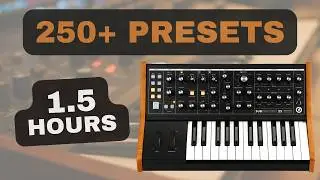 Moog Subsequent 25 - Over 250 Presets | 1.5 Hour Synth Exploration [Sound Demo]