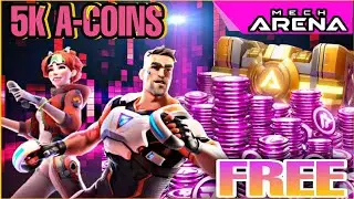 Win 5000 A-Coins FREE😌||Mech Arena :D||5K A-coins Giveaway 🏆💖
