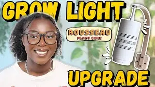 Is it Worth the Money?!?🤔💡🪴| Trying out Rousseau Plant Care Grow Light✨💕