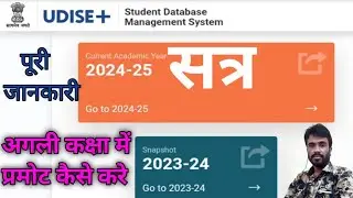 सत्र 2024-25 Udiseplus में sabhi student को प्रमोट कैसे करे/how to students pramot Udiseplus #viral