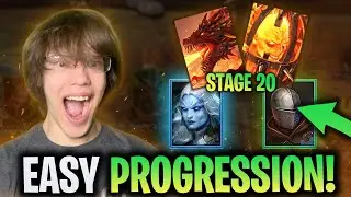 EARLY GAME DOMINATION! Best Dungeon Strategy for Dragon and Fire Knight | Raid Shadow Legends Guide