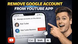 How To Remove Google Account From YouTube App (2026)