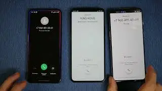 trio Incoming Call OnePlus 10T Ace Pro and Xiaomi 12T Pro and OnePlus 9RT Outgoing call synchronousl