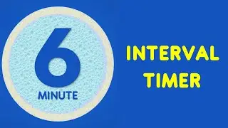6 Min Interval Timer With Music  - 20 seconds interval timer with 10 second rest