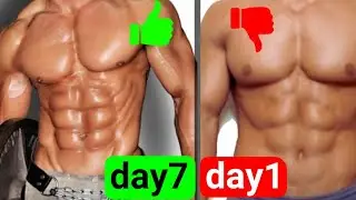 Complete abs workout at home/make a six pack ni 1 week.