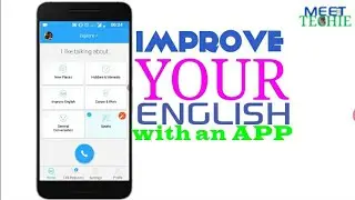 IMPROVE YOUR ENGLISH SPEAKING with an Android APPLICATION