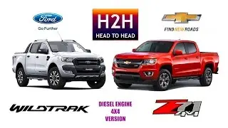 H2H #95 Ford WILDTRAK vs Chevrolet COLORADO Z71