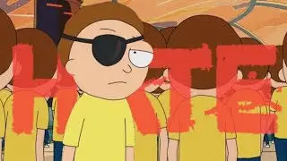 Evil Morty leaves the Central finite Curve