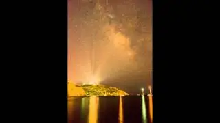 Ναός του Ποσειδώνα-Temple of Poseidon(The motions of stars-TimeLapse)