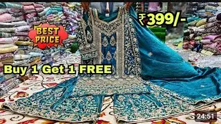 + Premium Wedding Collection at M.A Textiles Mallepally Hyderabad | Sharara Gharara Plazo Lahenga