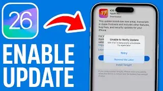 How to Fix “Unable to Check for Update” on iPhone iOS 26 (2025 Guide) ⚠️📱