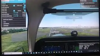MSFS2020 Bonanzaで成田空港34Rへ着陸(操縦席)