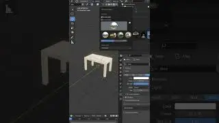 How to make lowpoly Table in blender