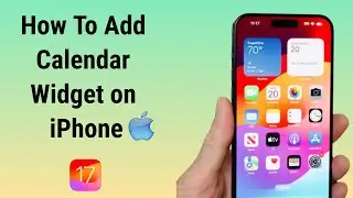 How to Add Calendar Widget on iPhone