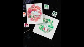 DIY Wreath Christmas Cards SSS Season of Wonder #cardmaking