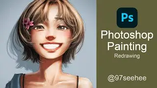 [Photoshop Painting] 포토샵페인팅 한세희 작가님 모작 