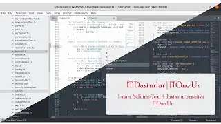 Sublime Text 4 dasturini o'rnatish | IT Dasturlar | ITOne Uz