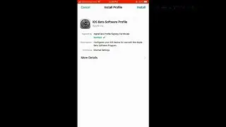 HOW TO INSTALL iPHONE PROFILE AND DEVICE MANAGEMENT