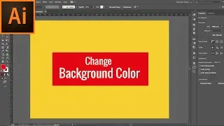 Adobe Illustrator CC - How to change background color in illustrator cc 2021 | Illustrator Tutorial