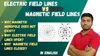 Why Magnetic Monopole Does Not Exist|Why Magnetic field lines Closed And Electric Field Lines Open