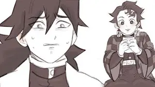 Tanjiro Scares Giyu Funny Demon Slayer Funny COMIC DUB - Wholesome Kimetsu No Yaiba Comic Dubs