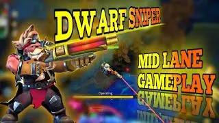 Autochess Moba Dwarf Sniper Gameplay ( DOTA 2 MOBILE )