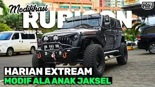Modifikasi Jeep JL Rubicon versi anak Jaksel! Lengkap, gagah, dan mewah banget!