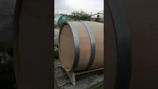 Бочка Сергея Альшевского, бондарная лавка, кубанский бондарь.