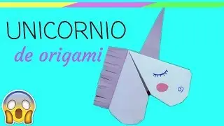 Unicornio de origami