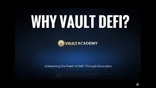 Why Vault Defi?