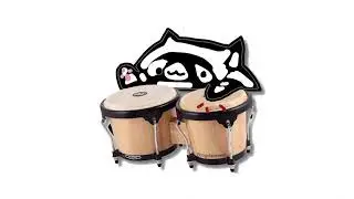 spooky scary skeletons Bongo cat