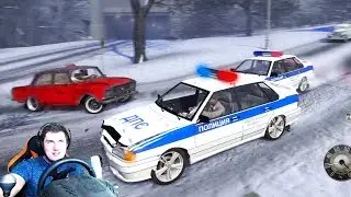ПОЛИЦЕЙСКАЯ ПОГОНЯ ДПС АВТОУГОНЩИК - МАФИЯ 2 КАК ГТА 4 КРИМИНАЛЬНАЯ РОССИЯ