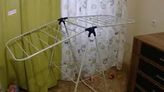 КАК сделать СУШИЛКУ более компактной и менее заметной → Мамины Задумки