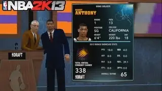 NBA 2K13 MyCareer Mode | The Draft - Danny Anthony