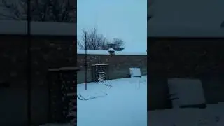 Настоящая зима в Грозном.