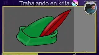 pintando en Krita para proyecto de Unity