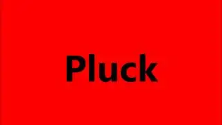 Cartoon Pluck Sound Effect