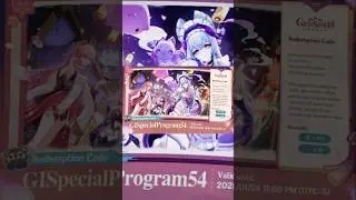 All Codes 5.4 genshin impact. 300 primogems!! 